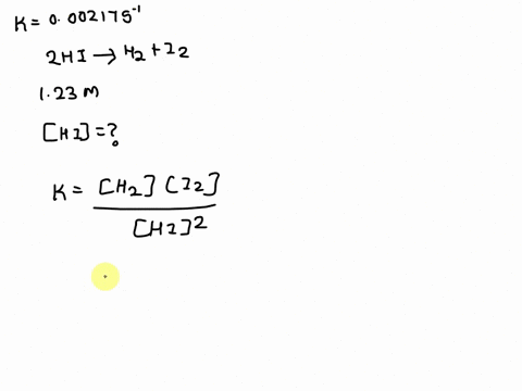 1-at-a-certain-temperature-this-reaction-follows-first-order-kinetics-with-a-rate-constant-of-000217s1-2high2gi2g-suppose-a-vessel-contains-hi-at-a-concentration-of-123m-calculate-the-concen-60917