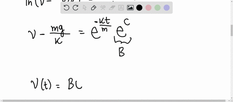 differential-equation-for-the-velocity-v-of-a-falling-mass-m-subjected-to-air-resistance-proportional-to-the-square-of-the-instantaneous-velocity-is-dv-mg-kv2-dt-where-k-0-is-a-constant-of-p-83663