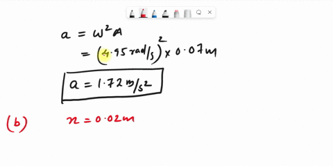 5-a-mass-of-022-kg-is-connected-t0-spring-having-force-constant-54-nlm-it-is-free-to-oscillate-on-a-horizontal-frictionless-surface-if-the-mass-is-released-from-rest-and-displaced-007-m-from-26906
