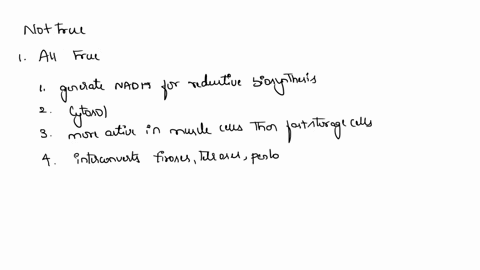 which-of-the-following-statements-about-the-pentose-phosphate-pathway-are-not-true-it-generates-nadh-for-reductive-biosynthesis-the-reaction-occurs-in-the-cytosol-it-is-more-active-in-muscle-77888