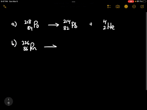 copy-and-complete-the-following-decays