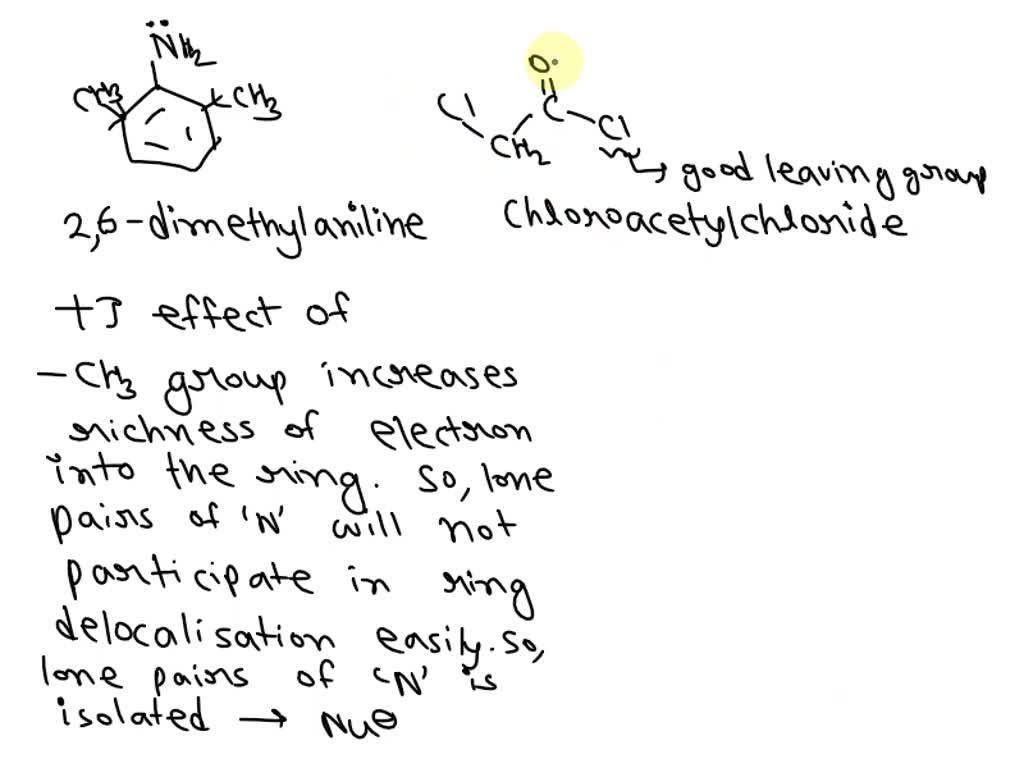 SOLVED: Lidocaine Synthesis – 1. What organic by-product(s) might be