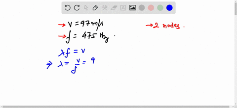 the-speed-of-waves-on-a-string-is-97-ms-if-the-frequency-of-standing-waves-is-475-hz-how-far-apart-are-two-adjacent-nodes-2