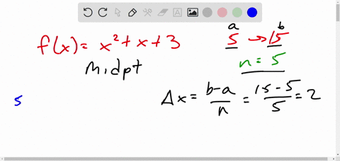 use-the-method-of-midpoint-rectangles-do-not-use-the-integral-or-antiderivative-to-approximate-the-area-under-the-curve-f-x-x-2-1-x-3-from-x-5-to-x-15-use-n-5-rectangles-to-find-your-approximation