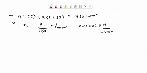 design-of-machines-question-4-5-points-the-bracket-in-figure-2-is-welded-to-a-vertical-column-determine-the-load-p-if-the-permissible-shear-stress-of-the-weld-is-661-mpa-take-h-45-mm-l-100mm-17571