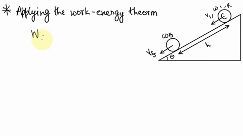 a-hoop-with-a-mass-of-275-kg-is-rolling-without-slipping-along-a-horizontal-surface-with-a-speed-of-450-ms-when-it-starts-down-a-ramp-that-makes-an-angle-of-250-with-the-horizontal-what-is-t-66992