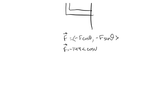 a-force-of-144-pounds-acts-on-the-bracket-shown-in-the-figure-a-determine-the-vector-ab-and-the-vector-f-representing-the-force-f-will-be-in-terms-of-the-vertical-axis-is-kand-the-horizontal-38977