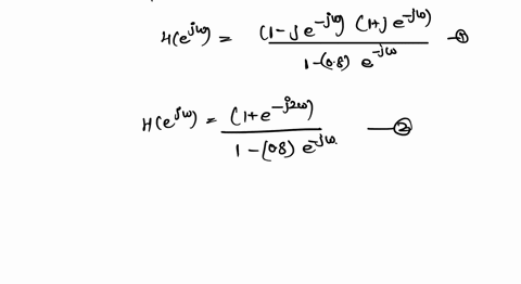 question-3-an-lti-discrete-time-system-has-frequency-response-given-by-use-one-of-the-above-forms-of-the-frequency-response-to-obtain-an-equation-for-the-impulse-response-the-system-from-the-88284