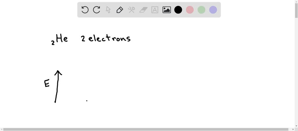 SOLVED: Fill in the orbital energy diagram for the helium atom 2p 2s