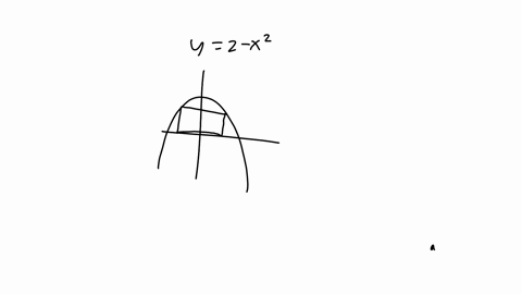point-a-rectangle-is-inscribed-with-its-base-on-the-x-axis-and-its-upper-corners-on-the-parabola-y-2-x2-what-are-the-dimensions-of-such-a-rectangle-with-the-greatest-possible-area-width-heig-30185