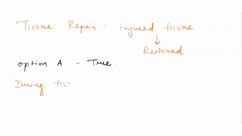 which-of-the-following-statements-about-tissue-repair-is-true-a-regeneration-of-damaged-tissue-restores-normal-function-b-fibrosis-is-the-replacement-of-damaged-cells-with-scar-tissue-c-seve-32883