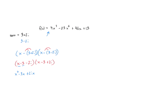 a-polynomial-f-x-and-one-of-its-zeros-are-given-factor-f-x-as-a-product-of-linear-factorsf-x-4x3-23x2-46x-13-3-2i-is-a-zero-89946