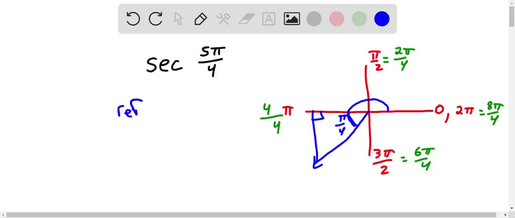 solved-reference-angle-to-find-the-exact-value-of-sec-5-4