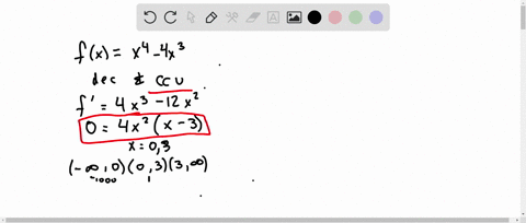 on-what-intervals-is-the-graph-of-fxx4-4-x3-both-decreasing-and-concave-up-3-06234