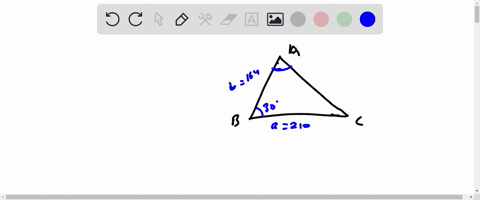 in-triangle-abc-angle-b-30-a-210-and-b-164-the-measure-of-angle-a-to-the-nearest-degree-is-a0-51717