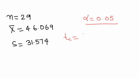 construct-the-lower-bound-of-a-confidence-interval-using-the-following-information-n-29-mean-46069-standard-deviation-31574-alpha-005-remember-that-alpha-005-is-for-a-95-confidence-interval-and-alpha