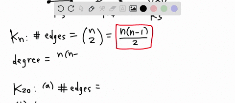 question 18 a how many edges does a k5o graph have answer b what is the ...