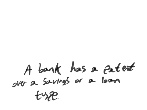 how-would-consumers-be-affected-if-lets-say-banks-had-the-right-to-patent-a-new-type-of-personal-loan-or-savings-account-50178