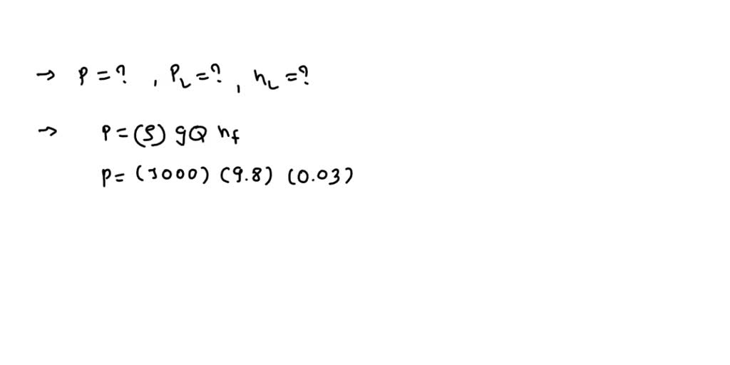 SOLVED Water is pumped from a lower reservoir to a higher reservoir