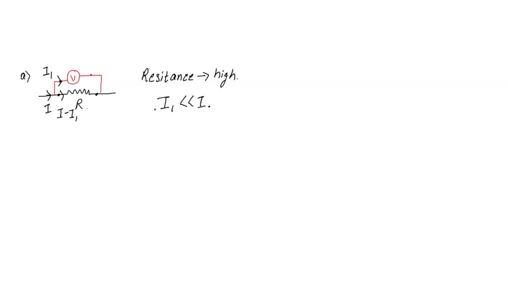 SOLVED a) Ammeter and Voltmeter are used to measure the electric