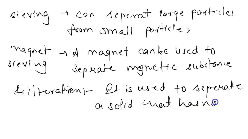 SOLVED E Learning Task No. 6 Identify common separation techniques