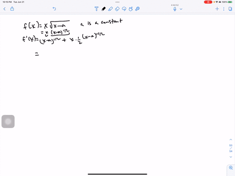 find-the-critical-points-of-f-assume-a-is-a-constant-fx-xvx-a-select-the-correct-choice-below-and-if-necessary-fill-in-the-answer-box-within-your-choice_-0a-for-all-values-of-a-the-critical-95309