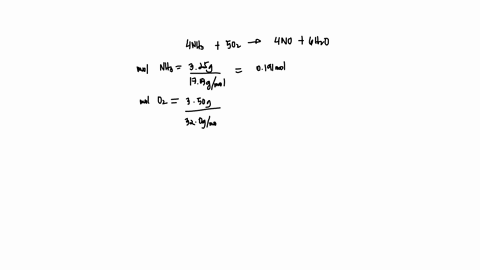 in-an-experiment-325-g-of-nh3-are-allowed-to-react-with-350-g-of-o2-how-many-grams-of-no-are-formed-4nh3-5o2-4no-6h2o-01316