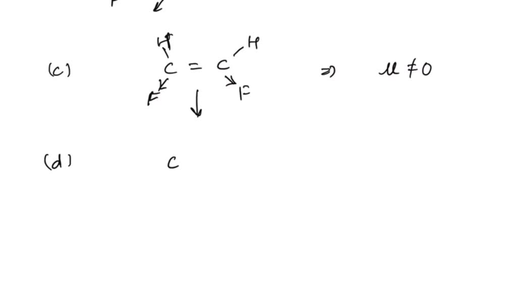 SOLVED: Which compound has a net dipole moment (i.e. dipole moment not ...