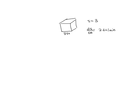 a-cube-has-an-edge-of-3-feet-the-edge-is-increasing-at-the-rate-of-2-feet-per-minute-express-the-volume-of-the-cube-as-a-function-of-m-the-number-of-minutes-elapsed-vm-feet3