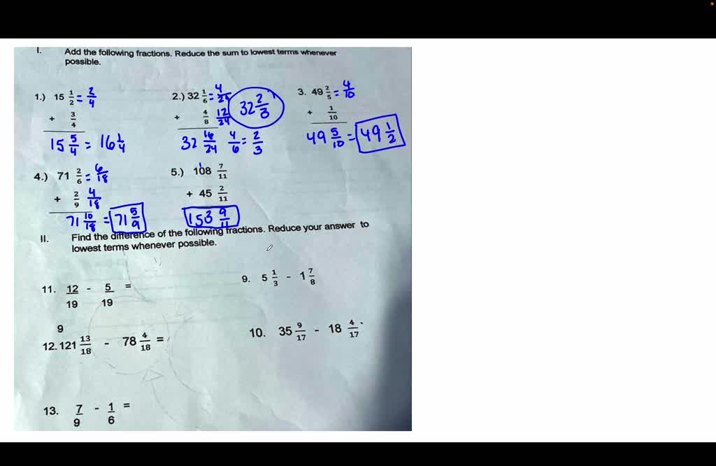 5 15 Fraction In Lowest Terms