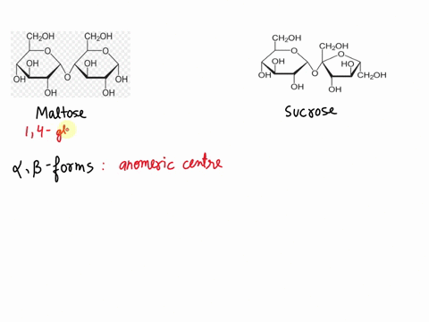 why-alpha-and-beta-forms-exist-for-maltose-but-not-for-sucrose-86293