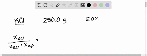 what-masses-of-potassium-chloride-and-water-are-needed-to-form-2500-g-of-50-solution-49048