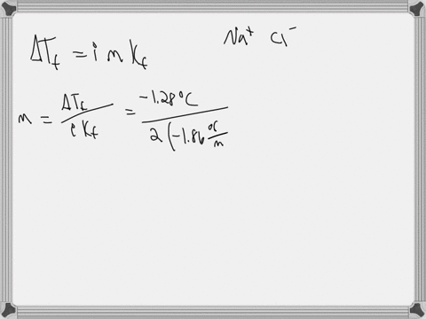 consider-an-aqueous-solution-containing-sodium-chloride-that-has-a-density-of-101-gml-assume-the-solution-behaves-ideally-the-freezing-point-of-this-solution-at-10-atm-is-128c-kf-186-calcula-23668