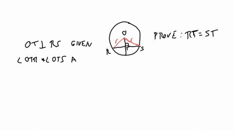 in-the-diagram-below-0-is-the-centre-of-the-circle-and-point-t-lies-on-chord-rs-prove-the-theorem-which-states-that-if-ot-l-rts-then-rt-ts-r-84248
