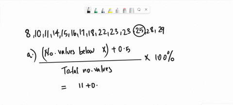a-teacher-gives-a-30-point-test-to-14students-the-scores-are-as-follows10-8-23-14-16-29-22-25-18-15-28-23-17-11a-find-the-percentile-rank-for-the-student-who-got-25marksb-which-data-correspo-43417