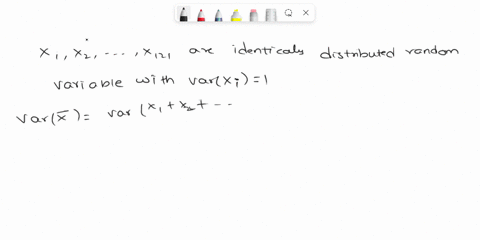 let-xz-xm-be-identically-distributed-independent-random-variables-with-varx-1-what-is-the-standard-deviation-of-their-average-x-4-75472