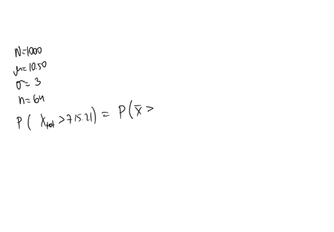 a-population-of-1000-students-spends-an-average-of-1050-a-day-on-dinner-the-standard-deviation-of-the-expenditure-is-3-a-simple-random-sample-of-64-students-is-taken-what-is-the-probability-48337