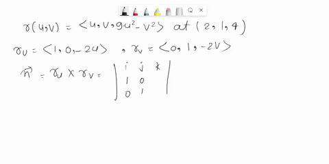 1-find-theequationof-the-tangent-plane-to-the-surface-given-by-the-following-parametric-equation-at-the-point-214-rluv-u-9-uz-v2-2-evaluate-j-3x-ds-5-is-the-portion-ofx222-between-y-0-andy-5-43782