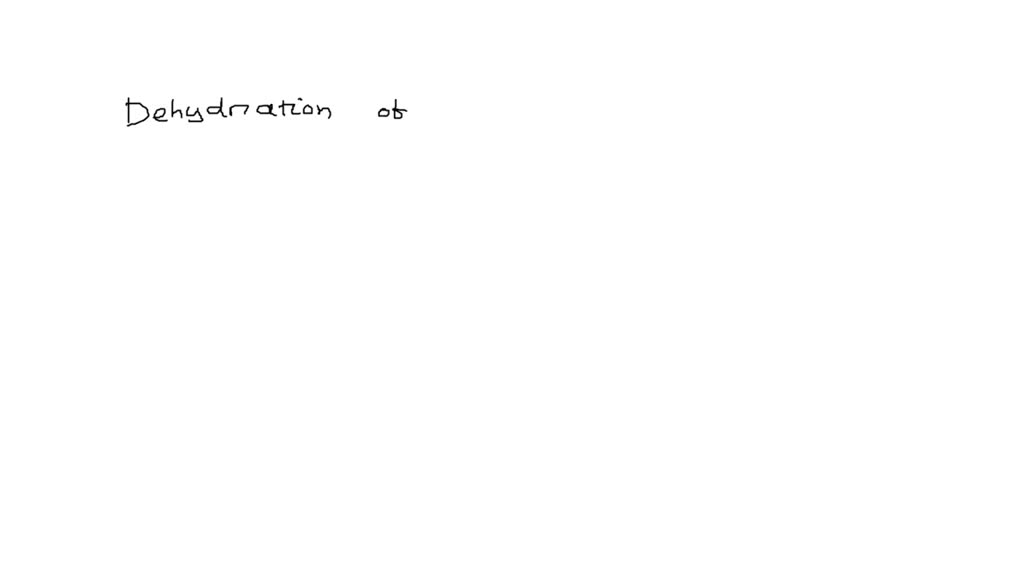 Solved: Draw An E1 And E2 Mechanism For The Dehydration Of Cyclohexanol 