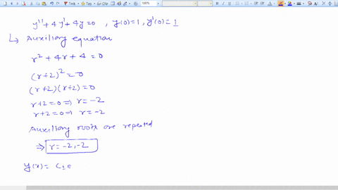 solve-the-given-initial-value-problem-y-4y-4y-0-y0-1-y-0-1-the-solution-is-yt-70489