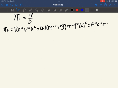 the-drag-mathscrd-on-a-sphere-located-in-a-pipe-through-which-a-fluid-is-flowing-is-to-be-determined-95879