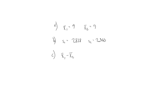 consider-the-following-data-for-two-independent-random-samples-taken-from-two-normab-populations_-sample-sample-compute-the-two-sample-means-sample-sample-compute-the-two-sample-standard-dev-49294