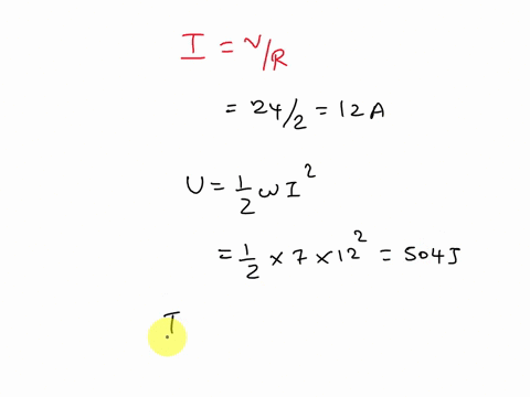 a-24-v-battery-is-connected-in-series-with-a-resistor-and-an-inductor-with-r-36-and-l-66-h-respectively-find-the-energy-stored-in-the-inductor-one-time-constant-after-the-switch-is-closed-15906