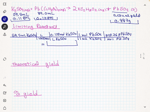 595-ml-sample-of-a-0118-m-potasslum-sullate-golutlon-mixed-with-390-ml-o-0128-m-leadtl-aretate-golutlan-nd-the-lollwlng-pracipllation-reacton-occure-kzso4aq-pbczhzoz2aq-2kczhsozaq-pbsoas-the-64628