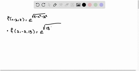 consider-the-function-below-fxyz-esqrtz-x2-y2-a-evaluate-f3-3-19-b-find-the-domain-of-f-z-sqrtx-y-z-x2-y2-z-x-y-z-x2-y2-z-x-y-c-find-the-range-of-f-enter-your-answer-using-interval-notation-96378