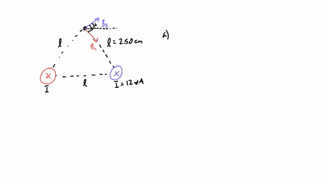 764-each-with-current-of-i-two-long-straight-wires-120-a-are-placed-on-two-corners-of-an-equilateral-tri-angle-with-sides-of-length-250-cm-as-shown-both-of-the-wires-have-a-current-into-the-59854