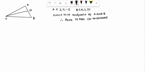 find-the-magnitude-of-the-position-vector-om-of-the-triangle-oab-where-a-is-the-point-2-7-1-and-b-is-the-point-4-1-2-and-m-is-the-mid-point-of-ab-marks-the-triangle-abc-has-its-vertices-at-t-04624