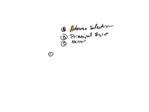 question1-point-identify-whether-each-situation-is-an-example-of-adverse-selection-the-principal-agent-problem-or-neither-1st-attempt-items-6-items-drag-and-drop-into-the-appropriate-area-be-30195