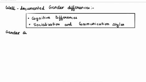 describe-two-gender-differences-that-are-well-documented-then-describe-two-gender-differences-that-are-often-discussed-but-are-not-well-substantiated-by-research-explain-why-you-think-concep-70836