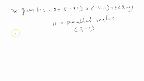 give-a-vector-parametric-equation-for-the-line-through-the-point-3535-that-is-perpendicular-to-the-line-5t43t5t43t-lt-01484